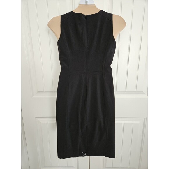Talbots 12 P Black Wool Sheath Dress Business Career Classic Lined - Picture 6 of 13
